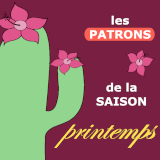 Patrons de printemps Miss Cactus