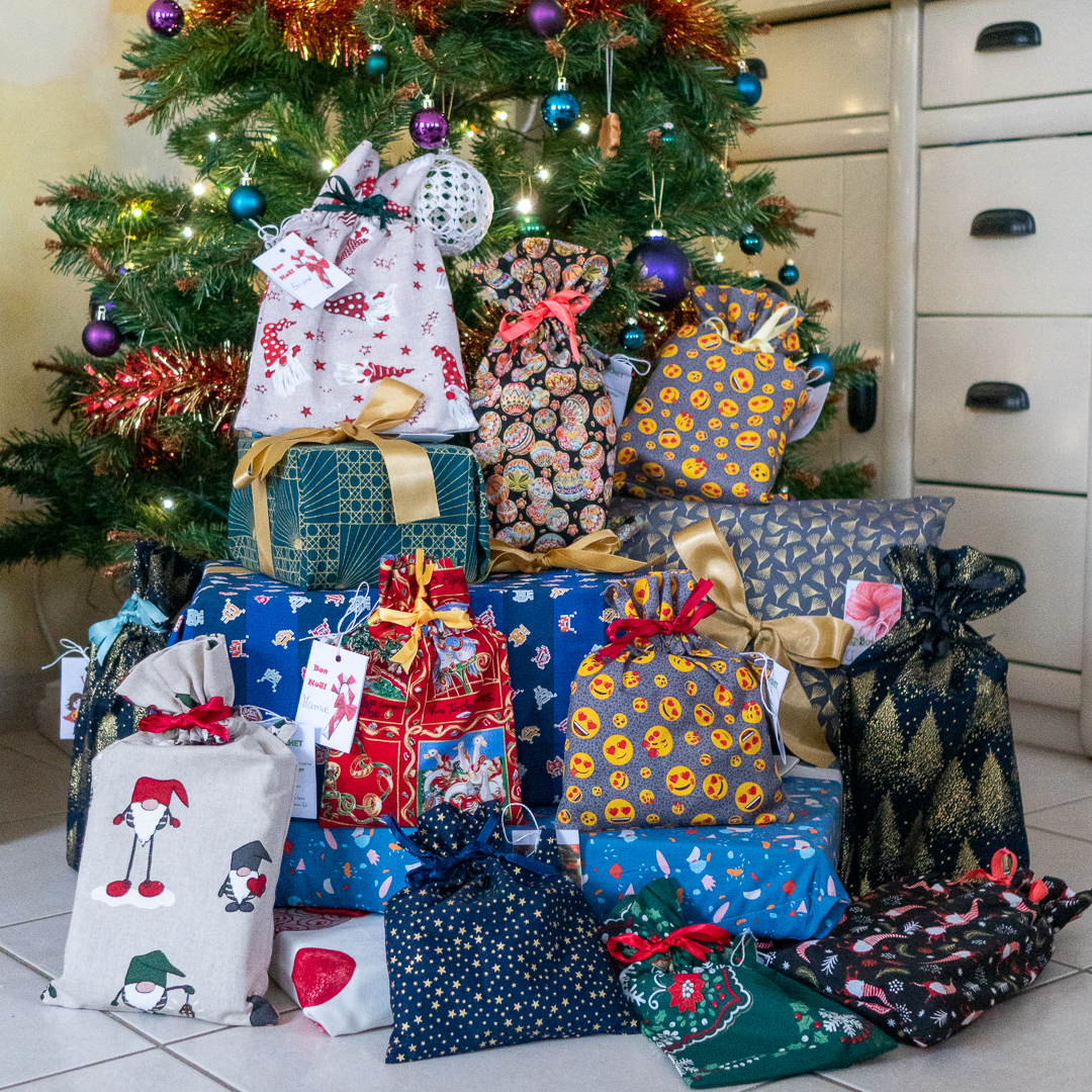 TUTO sac cadeau réutilisable pour un Noël zéro déchet (1/2)